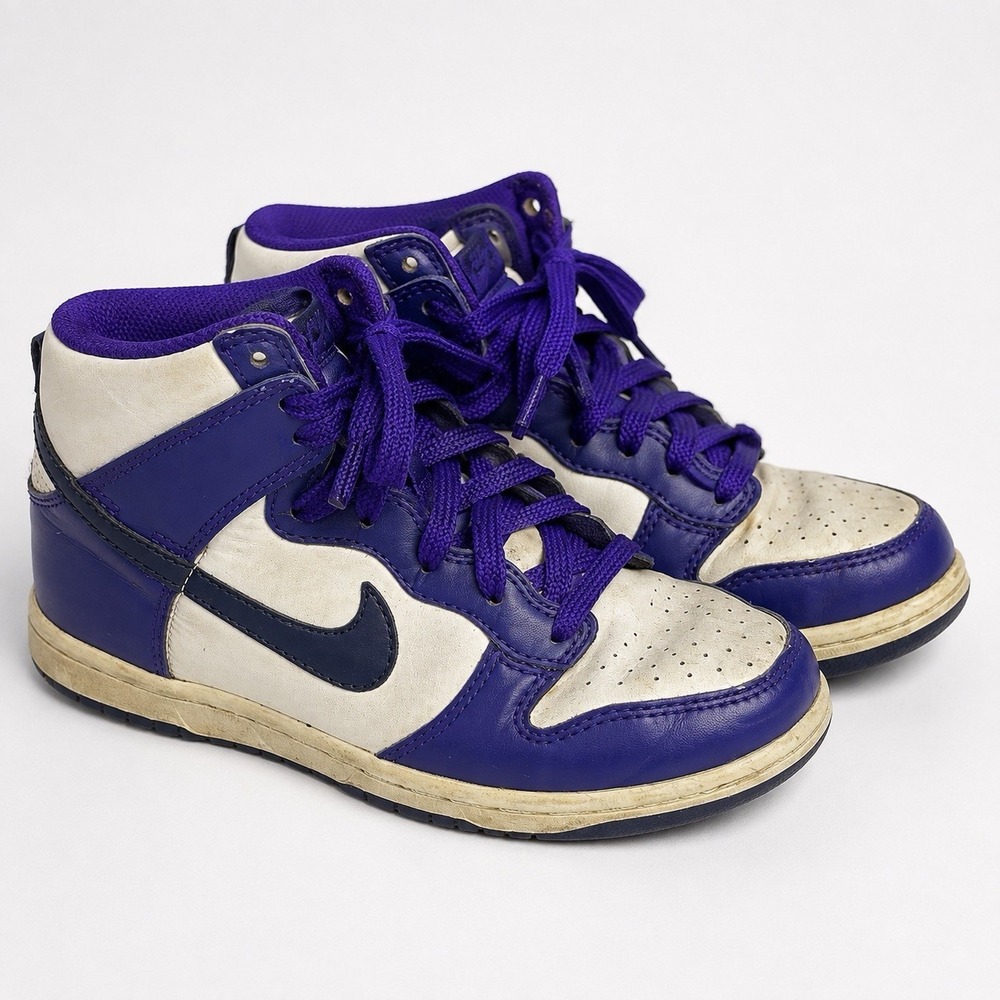 Nike Dunk High Electro Purple Midnight Navy DH9753-100 Youth 1Y